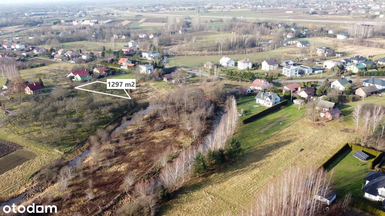 Działka z WZ tylko 4,3 km od centrum Łańcuta, przy drodze asfaltowej-5
