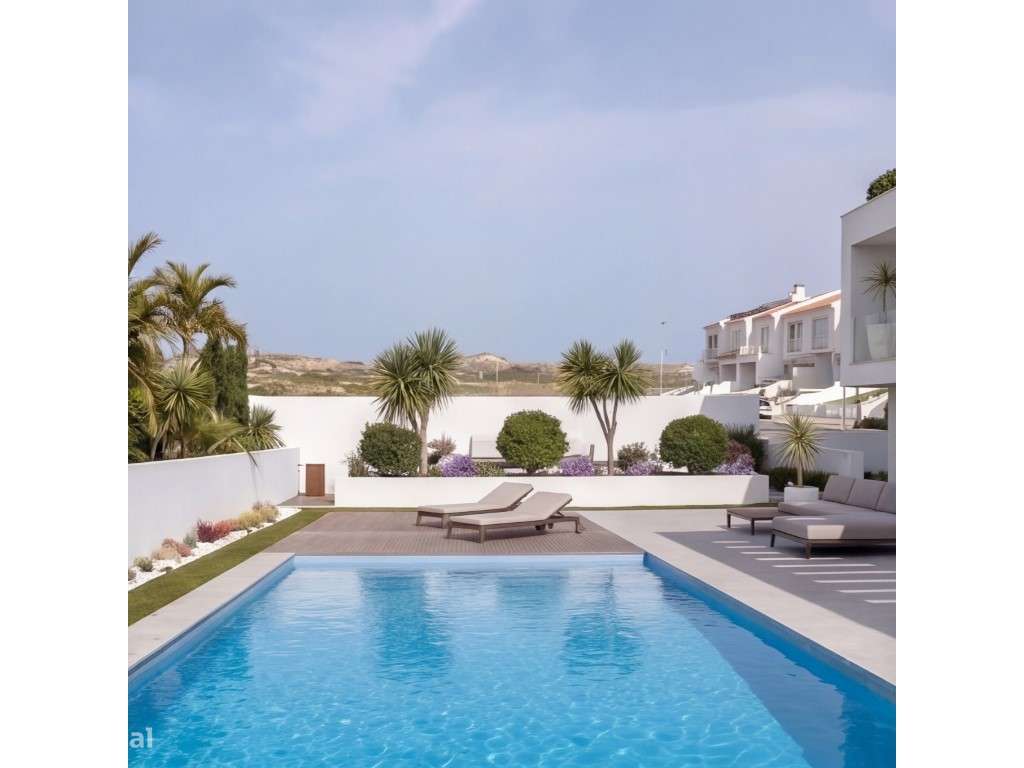 Moradia isolada com piscina apenas a 400 m da praia-26