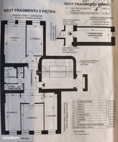 Ul. Kleczkowska/4 pokoje, rozkład, CO Miejskie-12