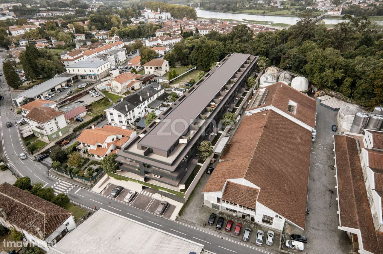Apartamento T2 duplex novo com elevador e garagem em Ponte de Lima - Grande imagem: 3/17