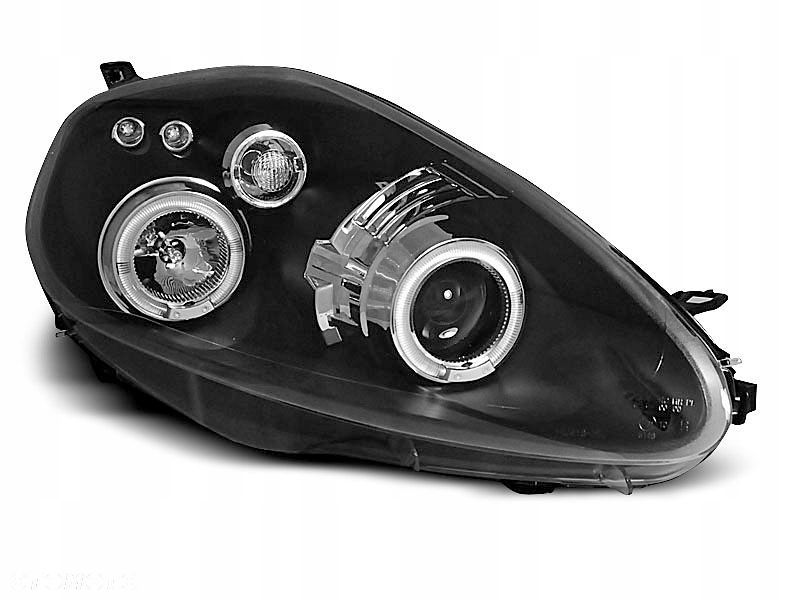 Reflektor Lampa Diody Black Fiat Grande Punto 05- - 1