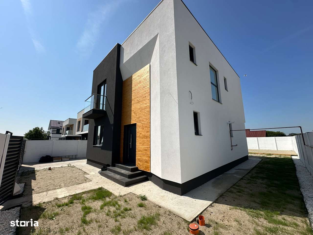 Casă modernă de vânzare Com. Berceni -dormitor la parter -teren 450 mp - Imagine principală: 2/19