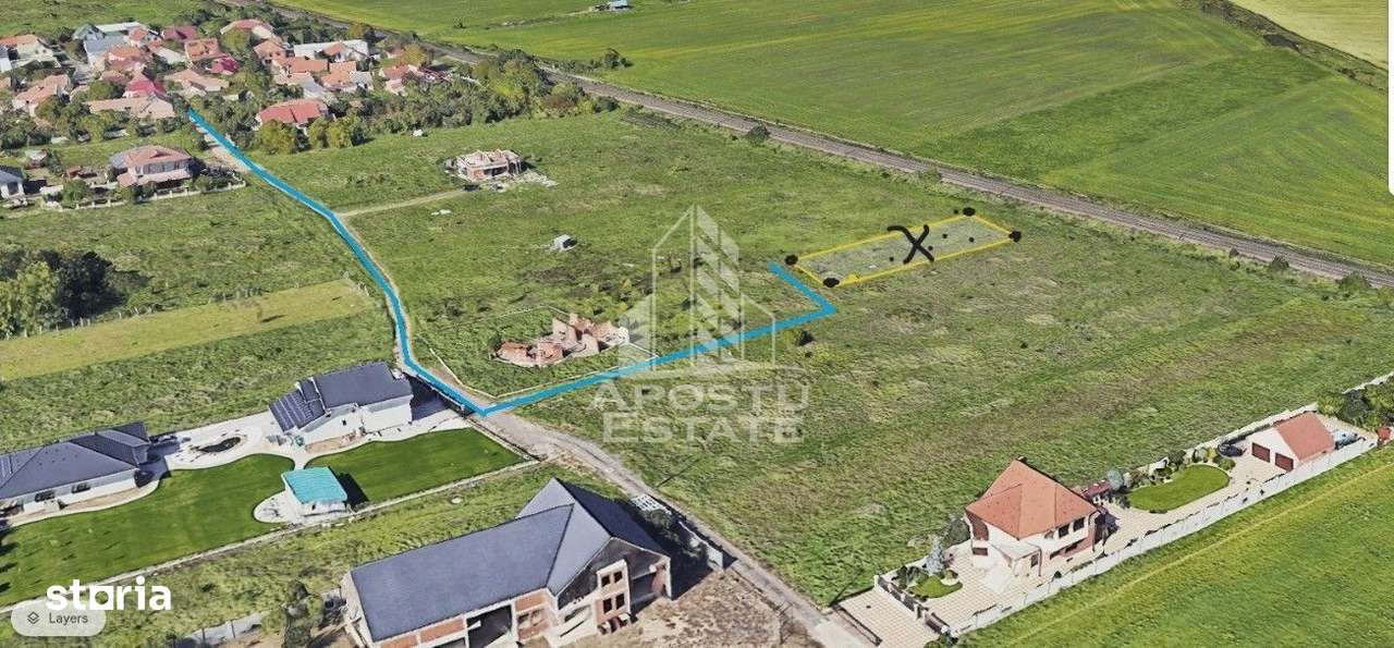 Teren Intravilan 966 mp, Micalaca. - Imagine principală: 2/4