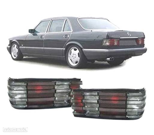 FAROLINS TRASEIROS PARA MERCEDES S W126 80-91 BRANCO - 1