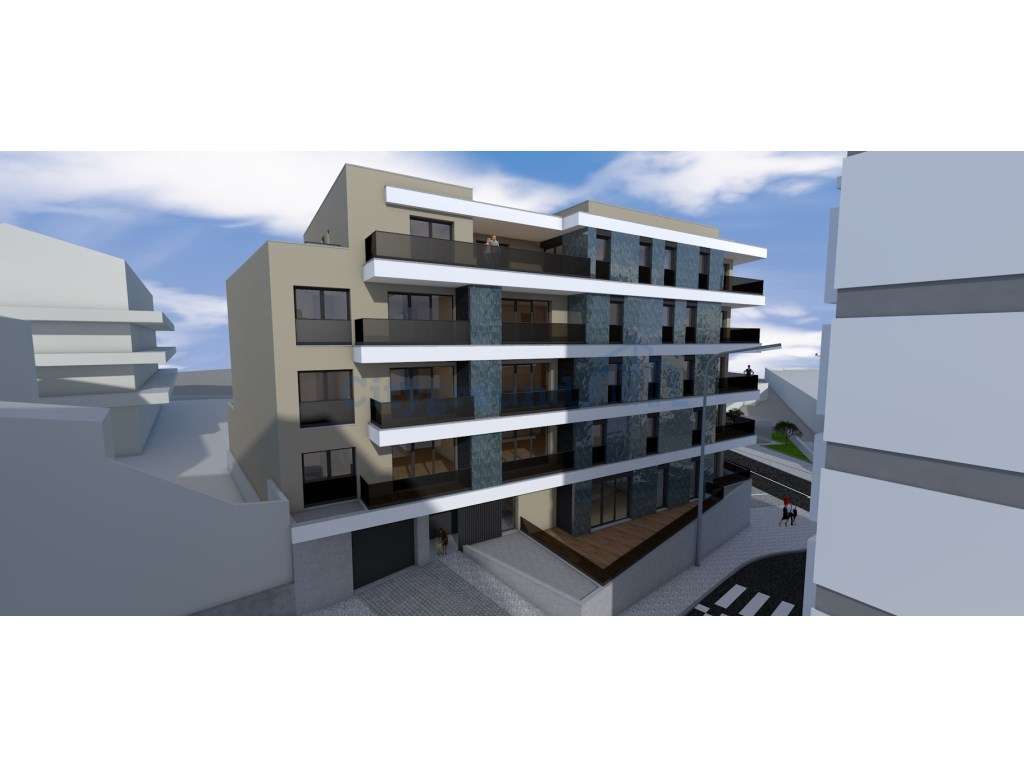 T2 Novo com varanda e garagem bem localizado em Leiria - Grande imagem: 4/14