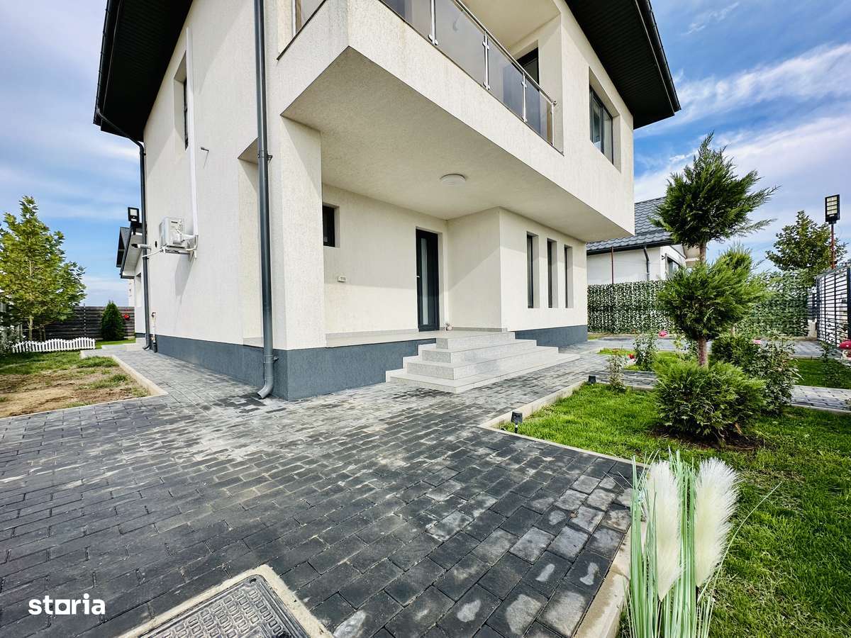 Casă modernă de vânzare Berceni/Ilfov -  5 camere, 3 băi, teren 330 mp - Imagine principală: 4/20