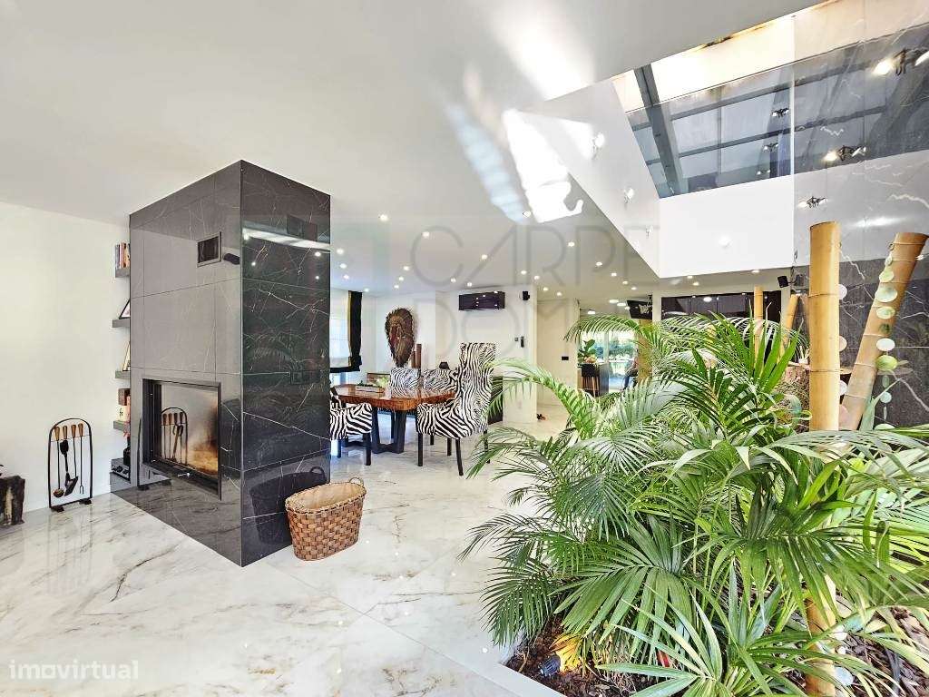 Magnifica moradia T4 com piscina na Urbanização Aroeira, em Santo E...-38