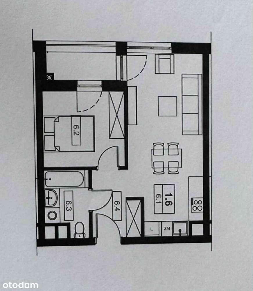 Okazja! Najtaniej!Przy Politechnice!2pokoje/garaż/-4