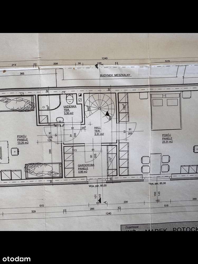 DOM JEDNORODZINNY W ZABUDOWIE SZEREGOWEJ – STAN SUROWY ZAMKNIĘTY-9