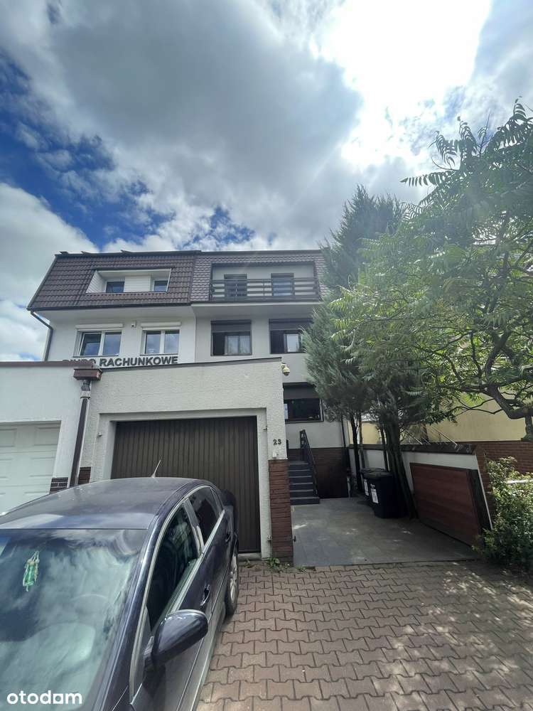 Dom szeregowy 230 m² | Wilczy Młyn | 4 kondygnacje | Ogród | Garaż