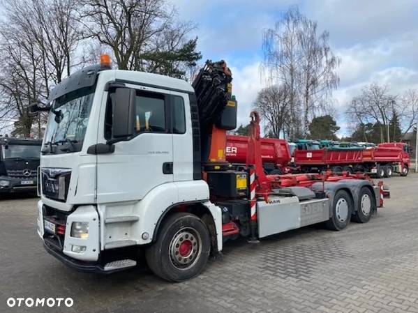 MAN TGS 26.480 6X4 EURO 6  hakowiec MEILLER RK 20.65TS z żurawiem PALFINGER PK34002-SH - 2