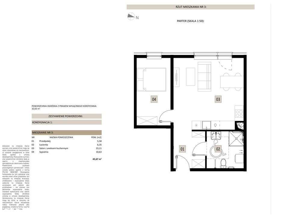 2 pokoje z ogródkiem | m.post i komórka lokatorska-3