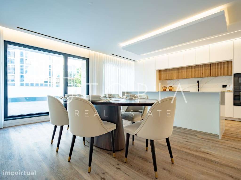 T4 novo com terraço, sala de cinema e piscina - D. João III Prestig...-42