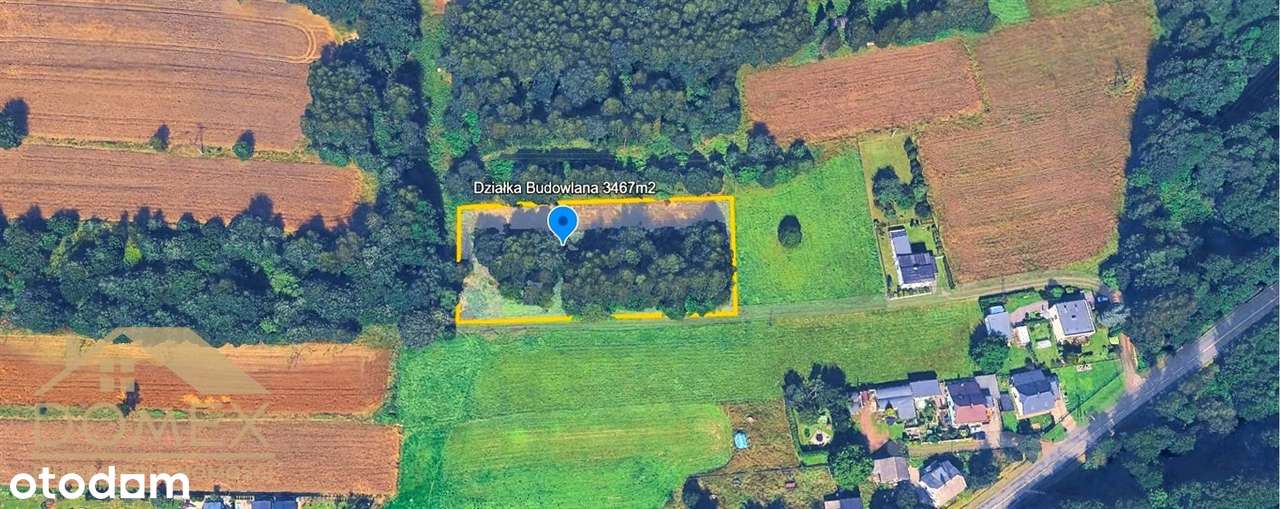 Duża działka w Radlinie – 3467m² - TOP-4