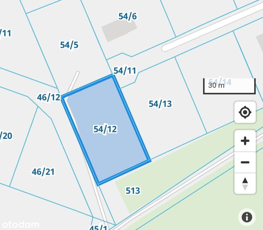 Sprzedam działkę budowlaną 54/12 - Pełny obrazek: 4/4