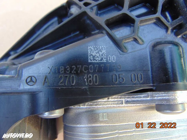 Carcasa filtru ulei termoflot Mercedes 1.6 benzina CLA W117 W156 x156 W177 W176 W246 W256 Gla - 4
