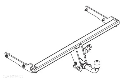 HAK HOLOWNICZY Z KULĄ WYPINANĄ HORYZONTALNIE AUTOHAK do SKODA KAROQ od2017 2WD 4WD 1I+FL - 8