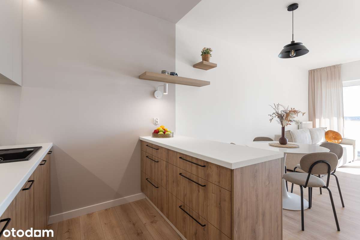 Jasne , stylowe 2 pokoje,wysoki standard,loggia 10m2,winda,rowerownia-0