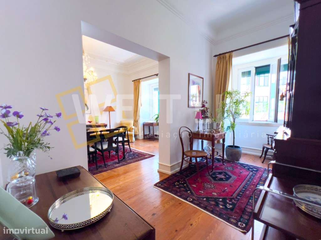 Apartamento T5 com arquitetura histórica - Zona nobre com espaços v... - Grande imagem: 1/31