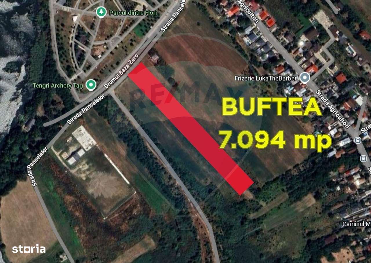 Teren 7.094 mp Buftea lângă parc – POT 30%, CUT 1, ideal dezvoltare-0