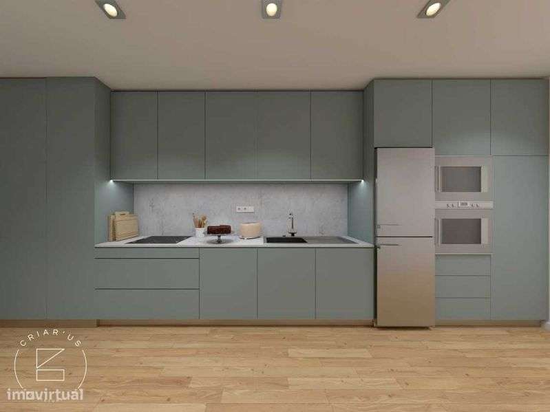 Apartamento T1 Novo com Varanda e Garagem junto ao Metro da Levada - Grande imagem: 5/12