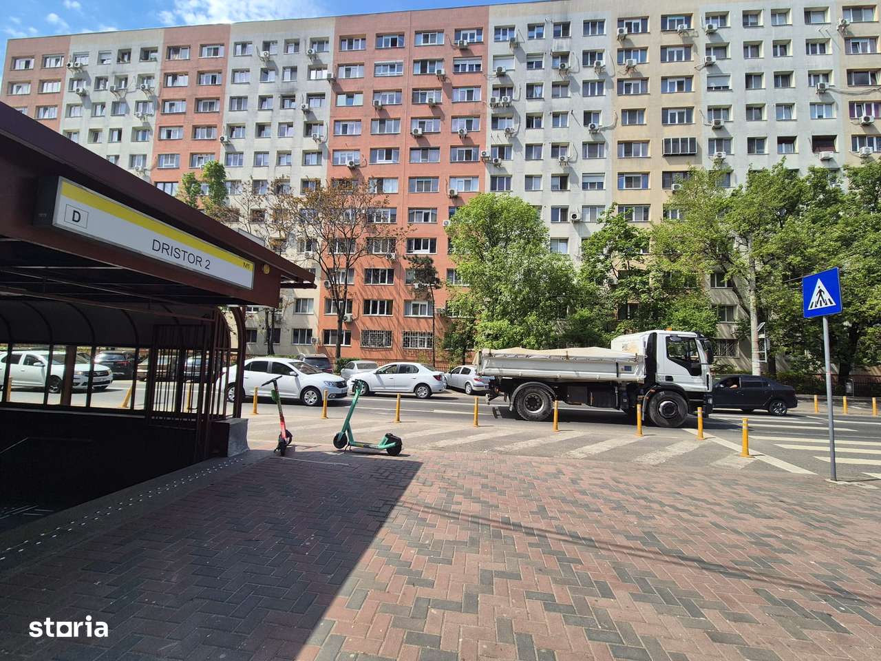 Dristor metrou, Garsoniera bloc mixt, decomandata, 33 m²