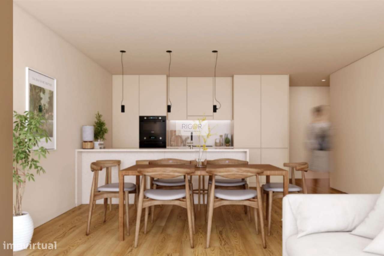 Apartamento T1 com jardim de a 300mts da praia de Matosinhos - Grande imagem: 5/15