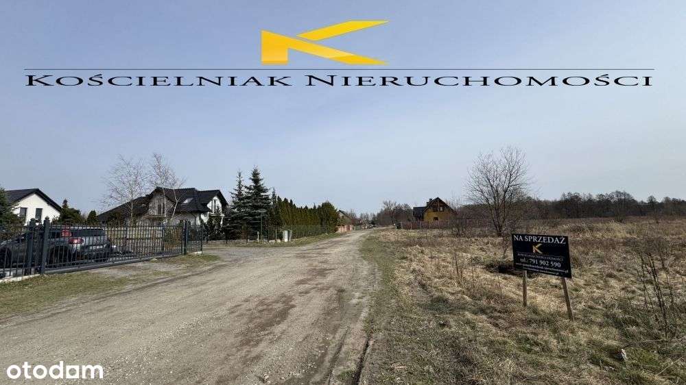 Doskonała działka,pełne media, Ochla.-0
