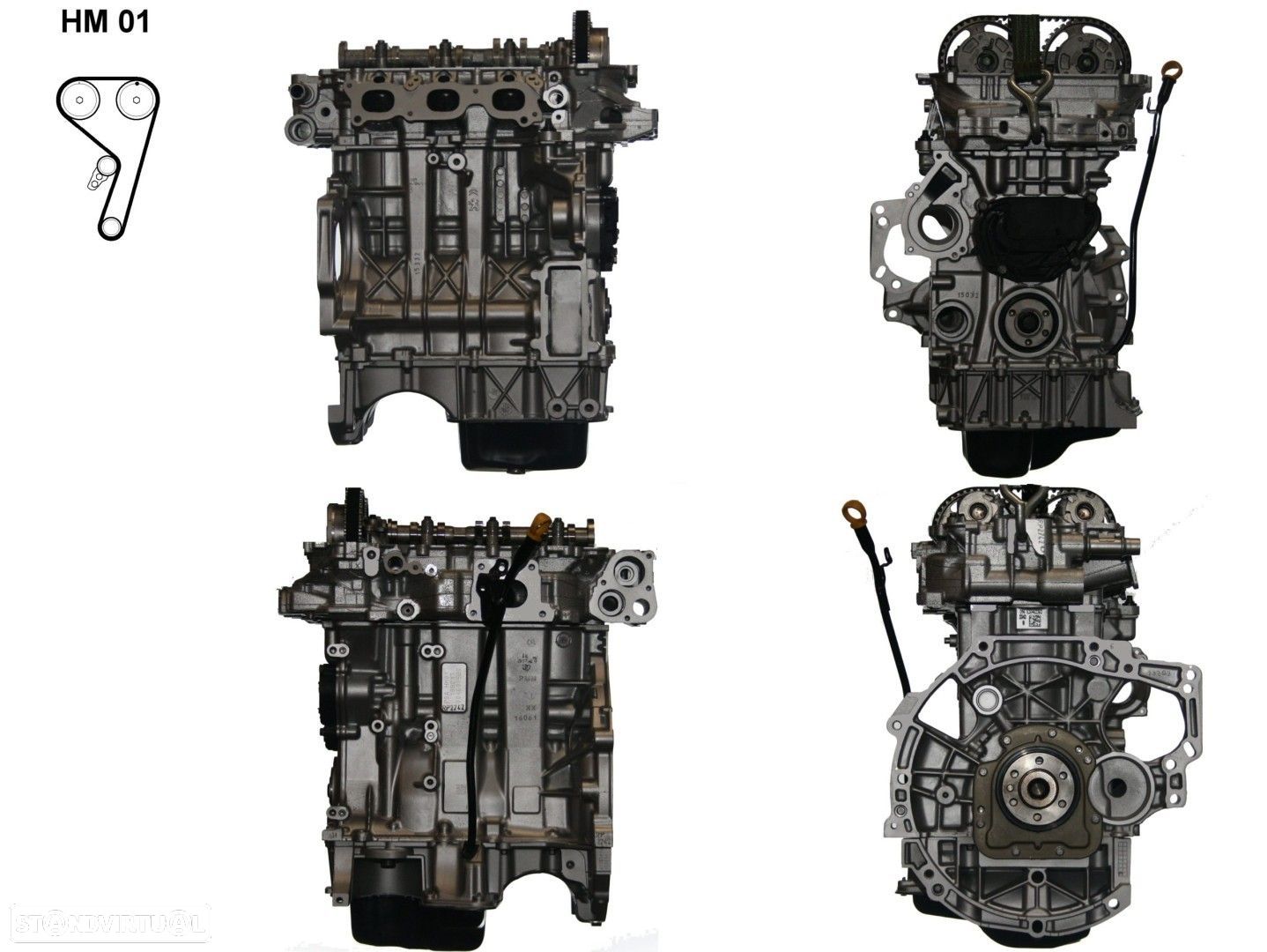 Motor  Reconstruído PEUGEOT 2008 1.2  Vti HMZ - 1