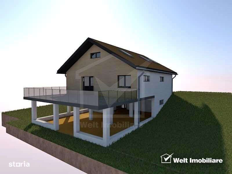 Proiect autorizatie casa P+1, teren 1000 mp, Salicea - Imagine principală: 1/3