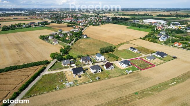 Działka z pozwoleniem na budowę bliźniaka