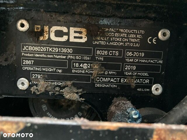 JCB 8026 CTS - 8