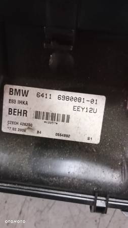 Nagrzewnica kompletna wentylator BMW X3 E83 EUROPA 6980081 - 4