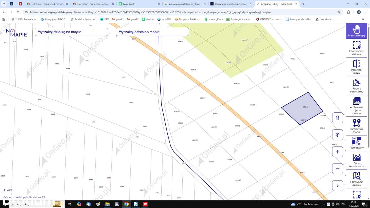 Na sprzedaż 5 działek w okolicy obwodnicy Prudnika. łącznie 2610 m2 - Pełny obrazek: 4/8