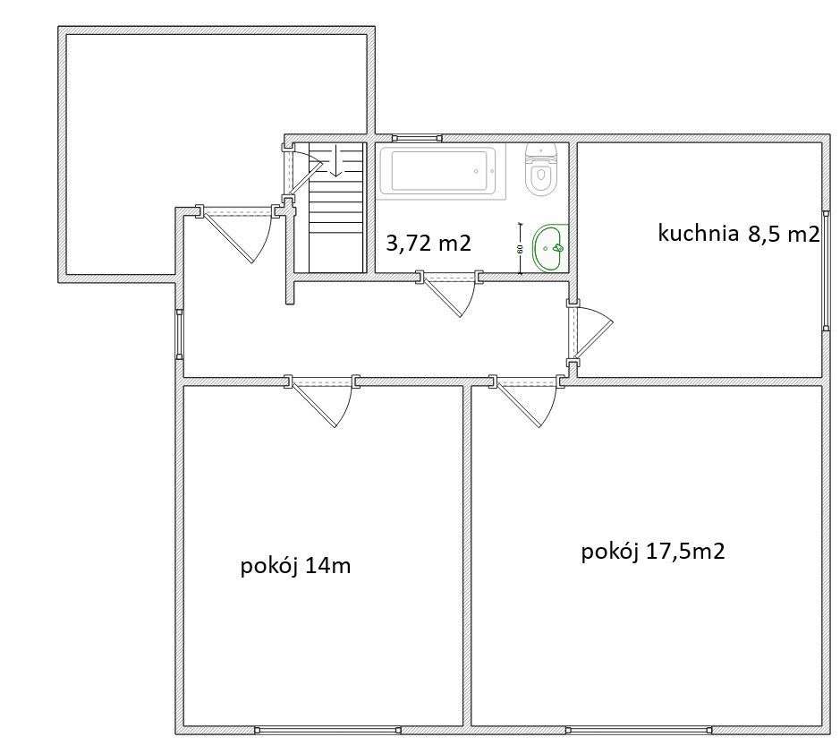 Dom wolnostojący na działce 420 m2-18