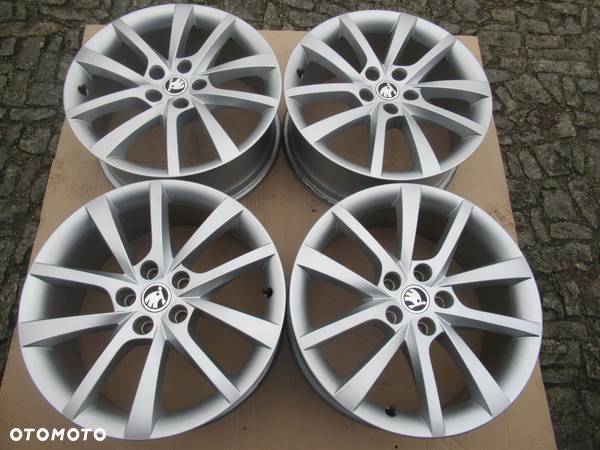 ALUFELGI 4szt R18 SKODA OCTAVIA 2,3,4 ,SUPER B,KODIAQ,KAROQ,VW,AUDI,SEAT - 1