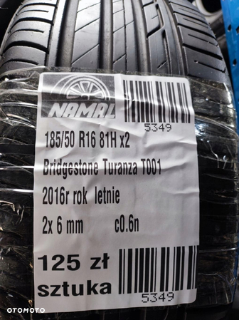 185/50r16 bridgestone 2016 opony letnie 6mm 5349 - 7