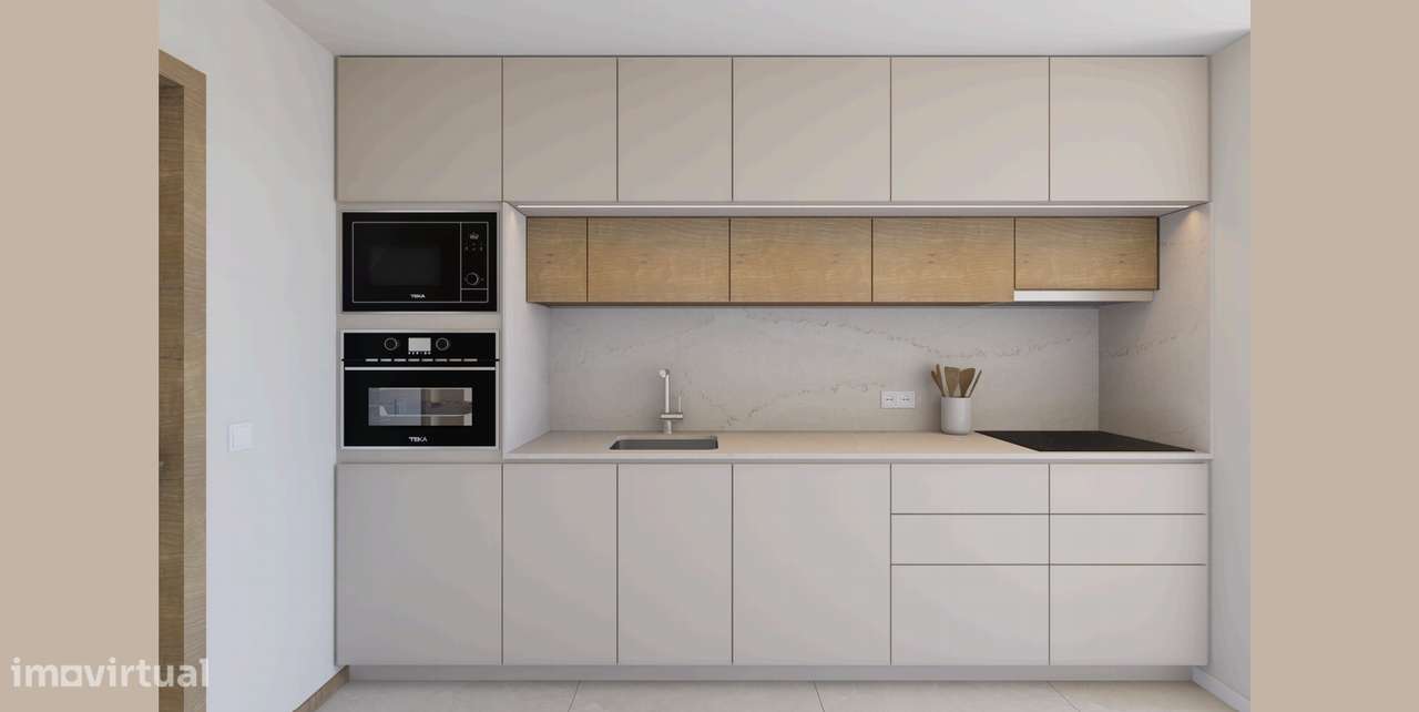 Ap T1 c/ varanda, piscina e garagem -Vila do Conde - Praia de Labruge-7