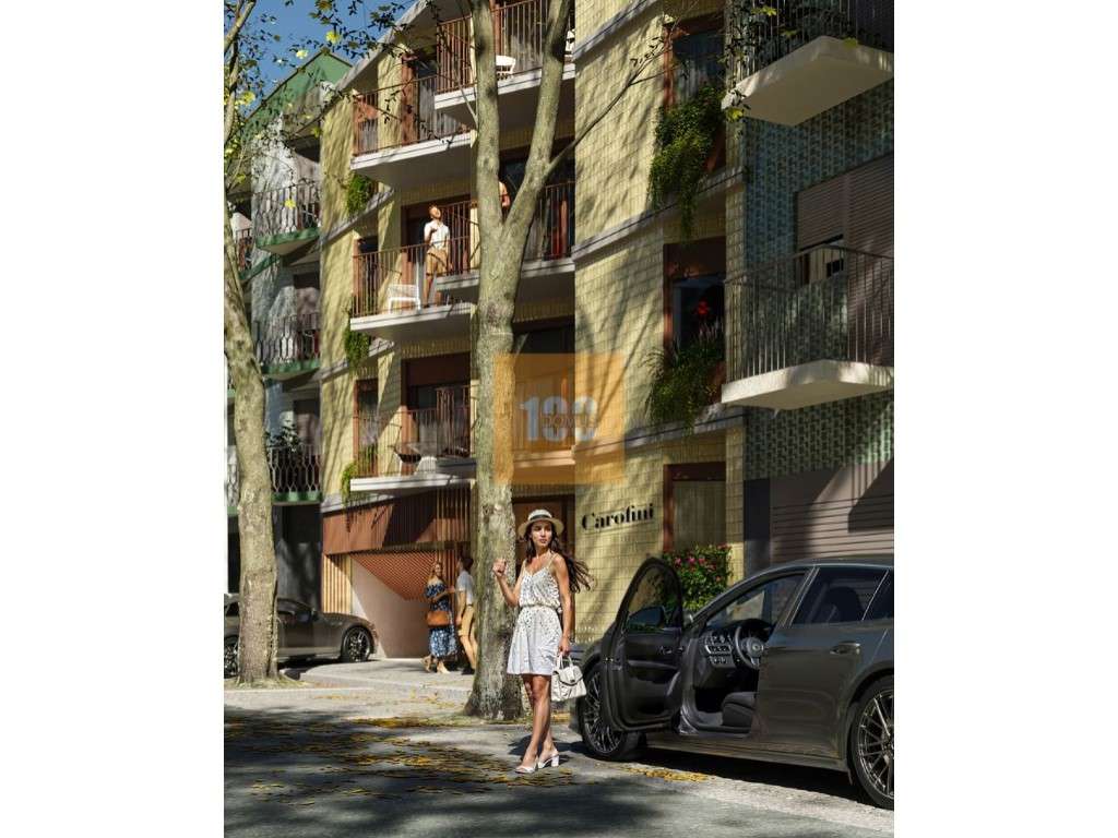 T1 novo com varanda - Matosinhos Sul Royal - Carofini - Grande imagem: 3/32