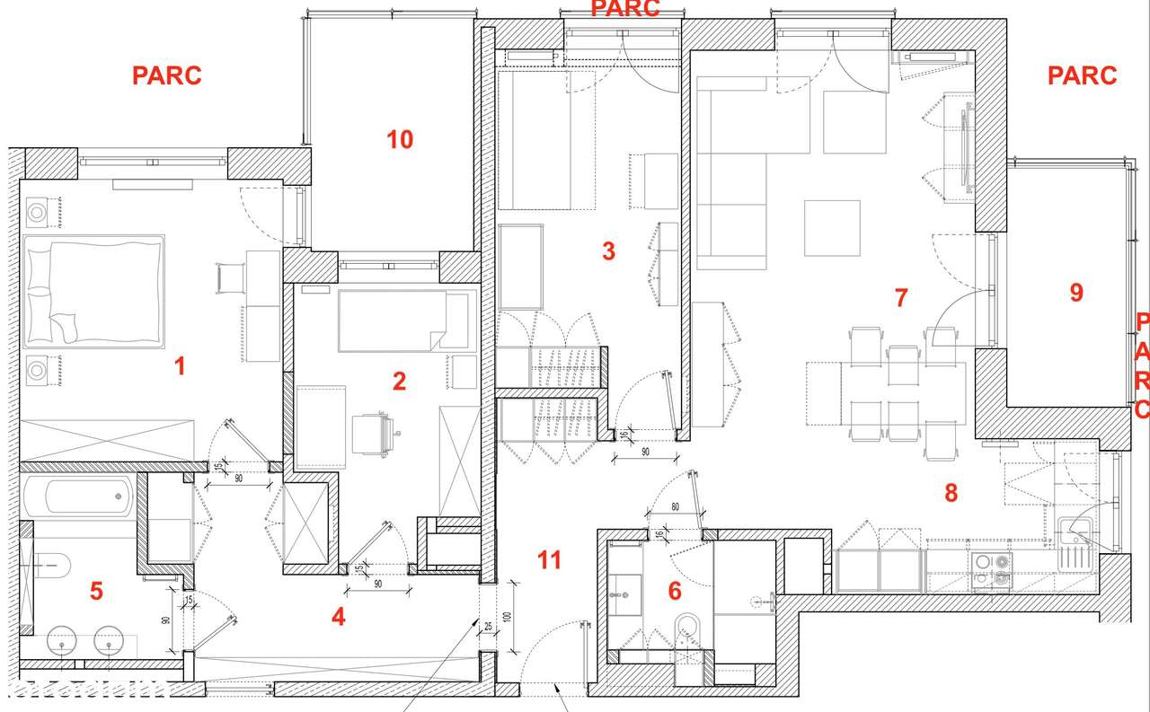 Ul. Jaszowiecka - 4 pokoje z widokiem na Park Dygata!-11