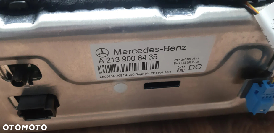 Licznik zegary ekran A2139006435 Mercedes W213 polift 2022r. 2.0CGi - 8