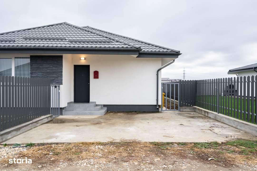 Casa single parter mobilata si utilata | 440 mp teren | Sabareni – S - Imagine principală: 2/15