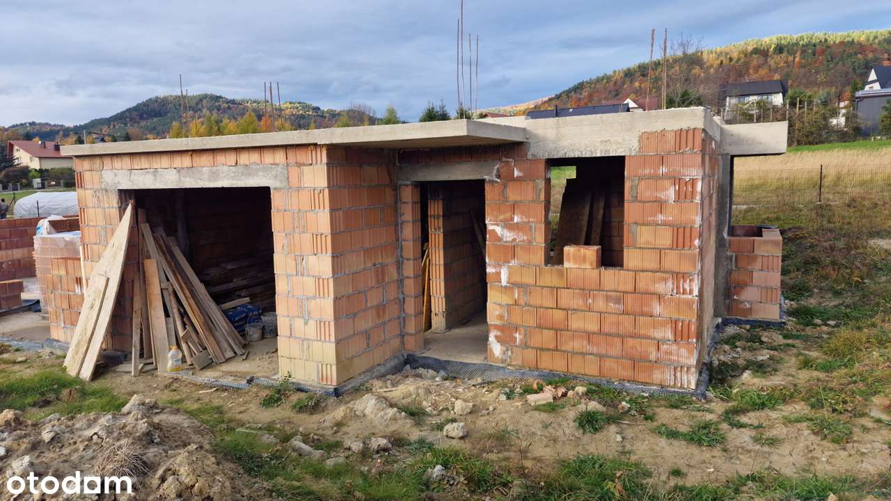 Nowoczesny bliźniak w Mordarce z widokiem na góry-7