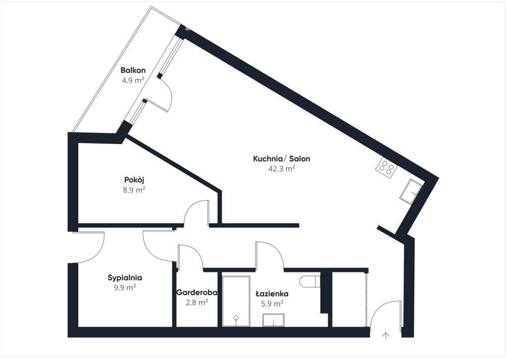 Komfortowy apartament premium z garażem - Pełny obrazek: 4/17