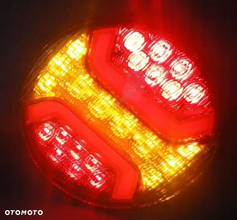 LAMPA ZESPOLONA TYLNA LED 3 FUNKCJE 12/24V OKRĄGŁA - 7