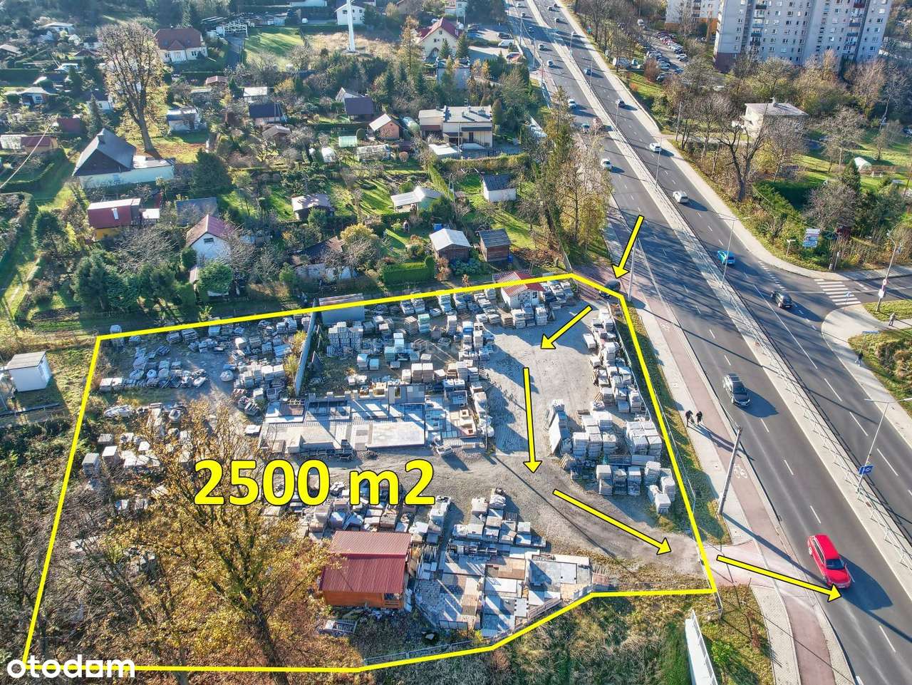 Działka 2500m2, usługowa, przy Cieszyńskiej. - Pełny obrazek: 2/6