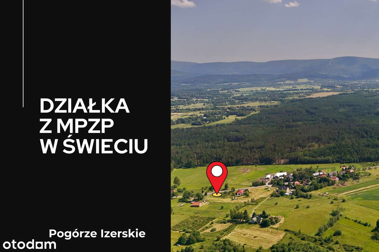 Działka 1830 m² w Świeciu – miejsce na dom z widokiem na Góry Izerskie-0