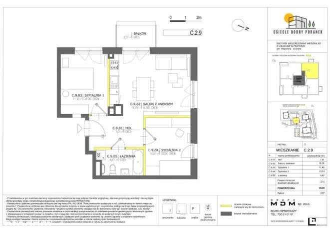Dobry Poranek | mieszkanie 3-pok. | C.2.9 - Pełny obrazek: 3/16