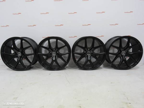 Jantes Fox Alpha 20 x 8.5et 33 + 9.5 et 40 5x120 Preto Matte - 1