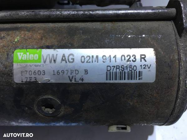 Electromotor Seat Toledo 2 1.9TDI 110cp 1998 - 2005 COD : 02A911024B / 02A 911 024 B - 3